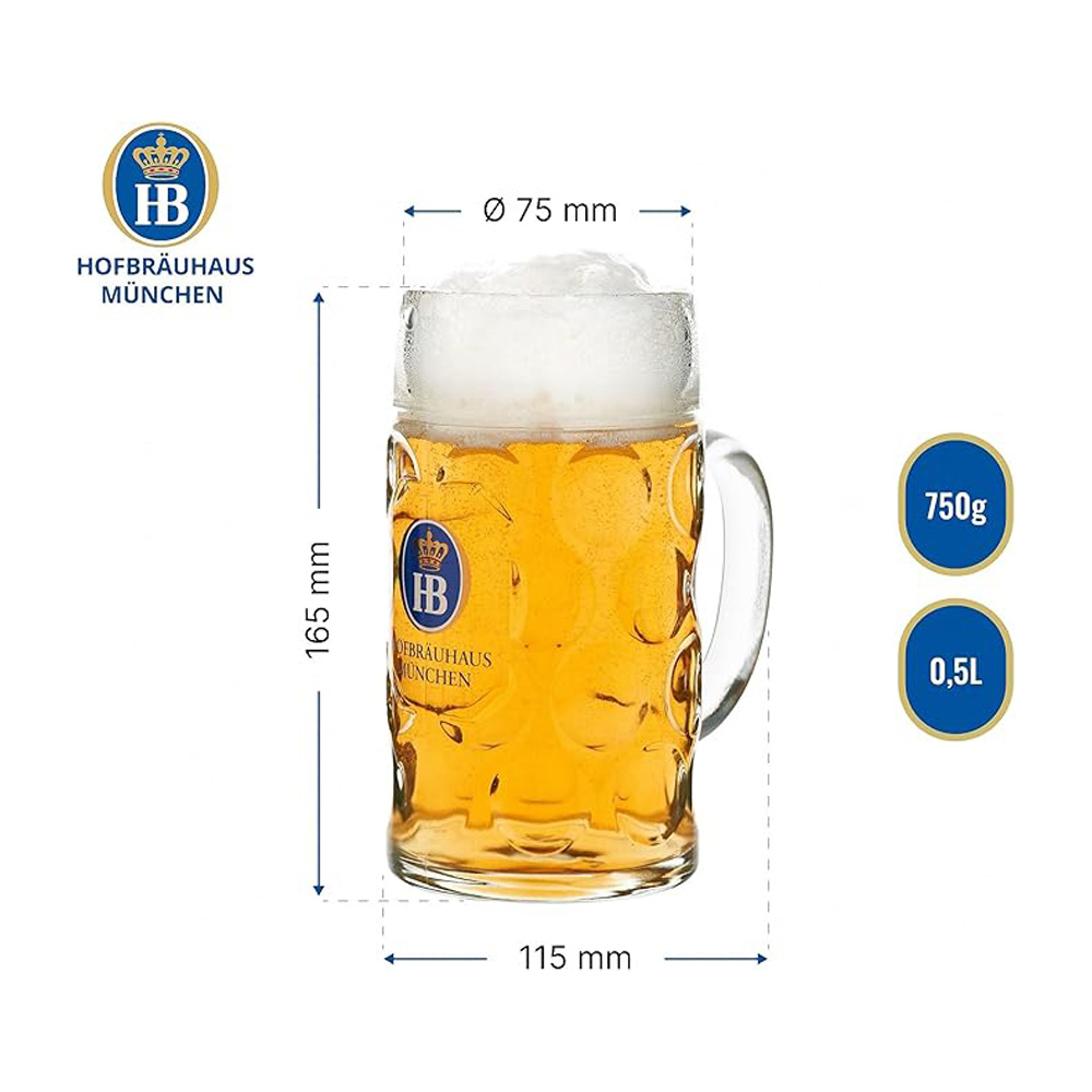 Chope à Bière Hofbräuhaus München HB 0,5L