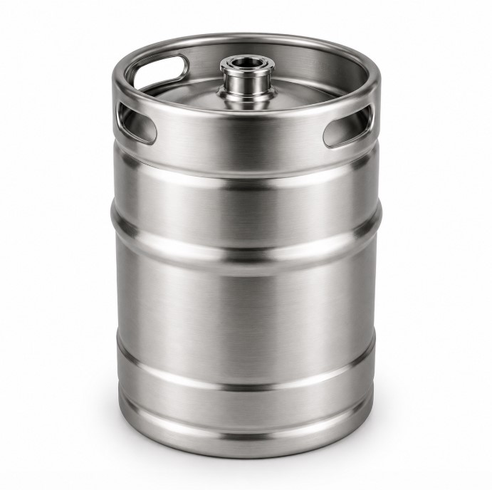 Mini-Fût Vide Inox – 5L