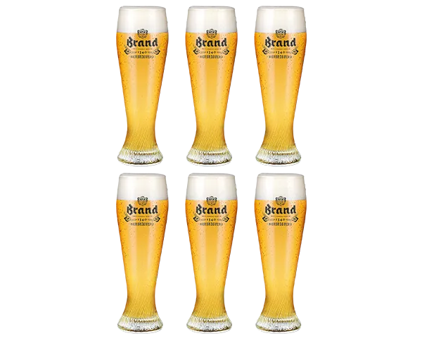 Verres Brand Weizen 50 cl – Lot de 6